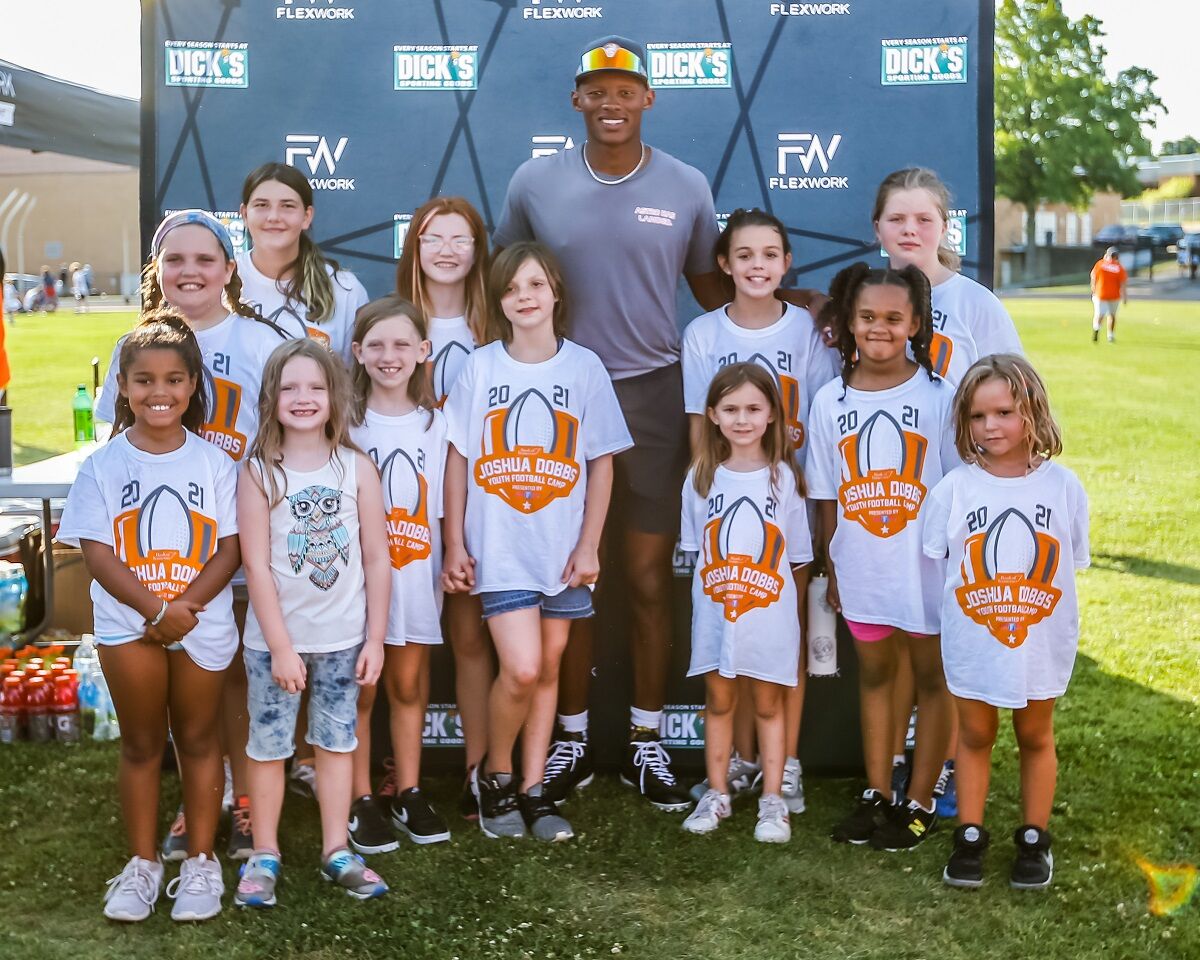 Josh Dobbs football camp 2021
